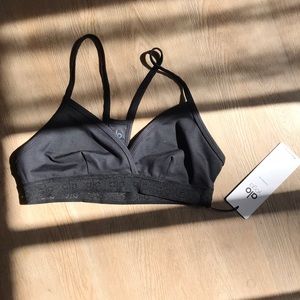 ALO Black Dhyana Bra